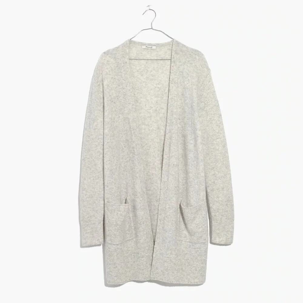 Madewell Soft Cream Cardigan Sweater - Picture 2 of 8